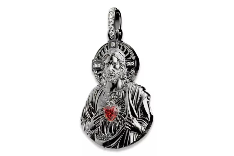Medalionul Iconului lui Isus ★ https://zlotychlopak.pl/ro/ ★ Aur 585 333 preț scăzut