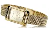 Yellow 14k 585 gold Lady Geneve wrist watch lw054ydg&lbw003y