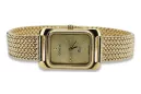 Gold men's watch Geneve ★ zlotychlopak.pl ★ Gold purity 585 333 Low Price!