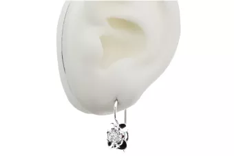 copia de Pendientes Artesanía vintage Configuración Vintage original 14K Rose Gold vec019r