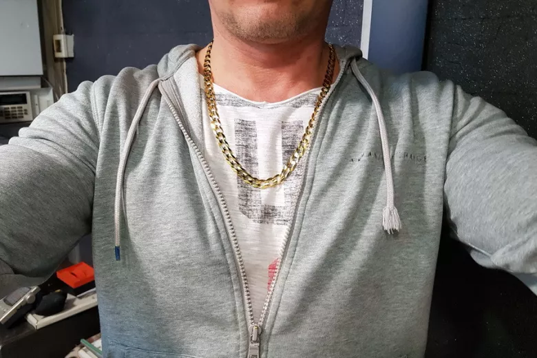 Žltý reťazec 14k zlato ★ https://zlotychlopak.pl/sk/ ★ GOLD 585 333 lacné