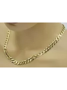 Αλυσίδα από κίτρινο χρυσό 14 καρατίων ★ https://zlotychlopak.pl/el/ ★ Χρυσός 585 333 Φθηνός