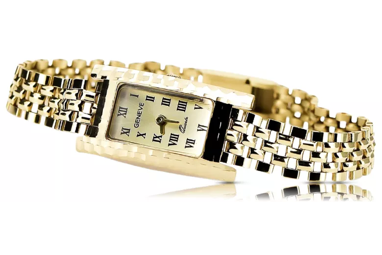 Gold ladies watch ★ zlotychlopak.pl ★ Gold purity 585 333 Low price!