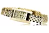 Yellow 14k 585 gold lady Geneve watch lw050y