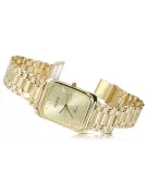 Ceas bărbătesc de aur 14K Geneva, cuarţ japonez, 36.8mm