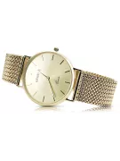 Gold men's watch Geneve ★ zlotychlopak.pl ★ Gold purity 585 333 Low Price!