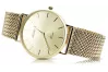 Złoty zegarek damski 14k 585 Geneve mw004ydy&mbw021y-f