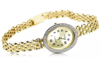 Reloj italiano de oro amarillo Geneve Lady Gift lw117y