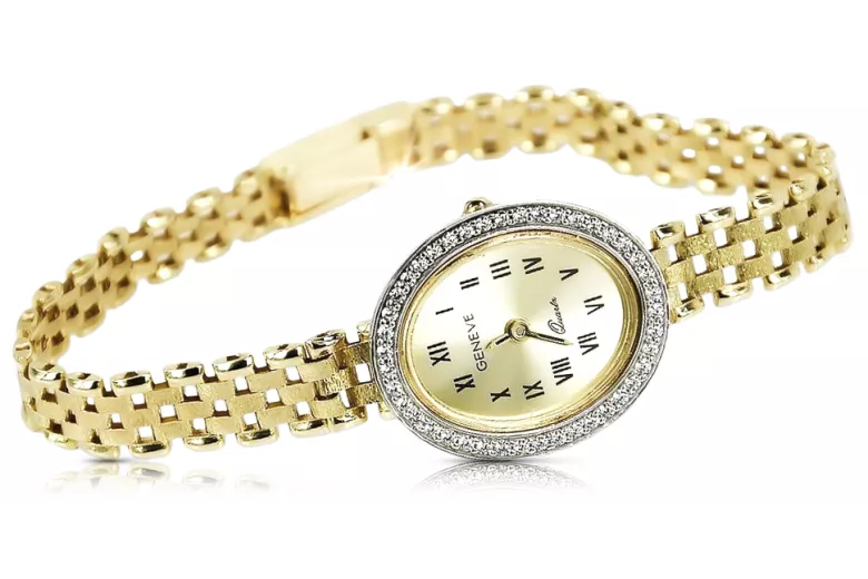 Reloj ★ de oro para damas zlotychlopak.pl Pureza de oro 585 333 ¡★ Precio bajo!