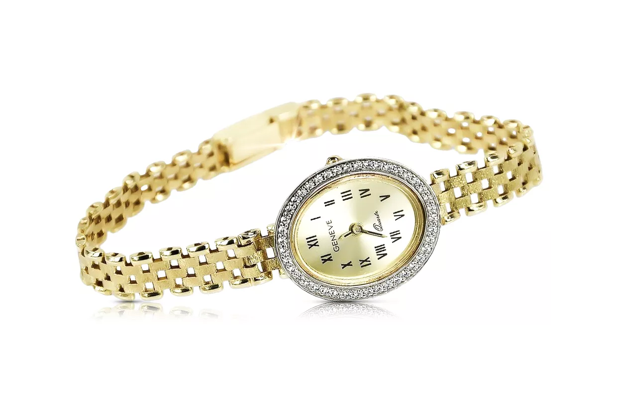 Reloj ★ de oro para damas zlotychlopak.pl Pureza de oro 585 333 ¡★ Precio bajo!