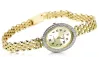 Italian yellow gold lady watch Geneve Lady Gift lw117y