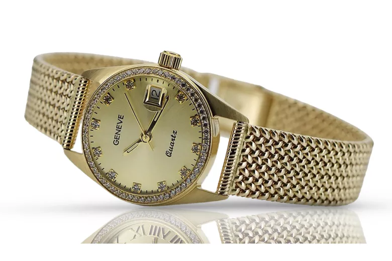 Gold men's watch Geneve ★ https://zlotychlopak.pl/ru/ ★ Золотая чистота 585 333 Низкая Цена!