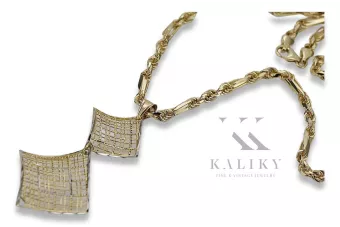 Colgante de oro colgante ★ https://zlotychlopak.pl/es/ ★ Marca del oro 585 333 bajo precio
