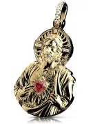 Jezus médaillon icône pendentif ★ https://zlotychlopak.pl/fr/ ★ Gold 585 333 bas prix