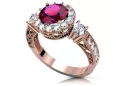 Original Vintage 14K Rose Gold Ruby Ring Vintage craft vrc003r