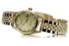 Jaune 14k 585 or Lady montre-bracelet Geneve lw020ydyz attachélbw008y