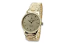 Gold men's watch Geneve ★ zlotychlopak.pl ★ Gold purity 585 333 Low Price!