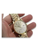 Gold men's watch Geneve ★ zlotychlopak.pl ★ Gold purity 585 333 Low Price!