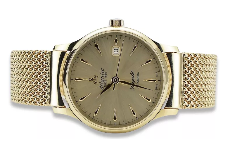 Gold men's watch Geneve ★ https://zlotychlopak.pl/ru/ ★ Золотая чистота 585 333 Низкая Цена!