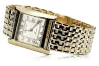 Montre Italienne Jaune 14 carats Montre Homme Genève montre-bracelet mw009y&mwb013y