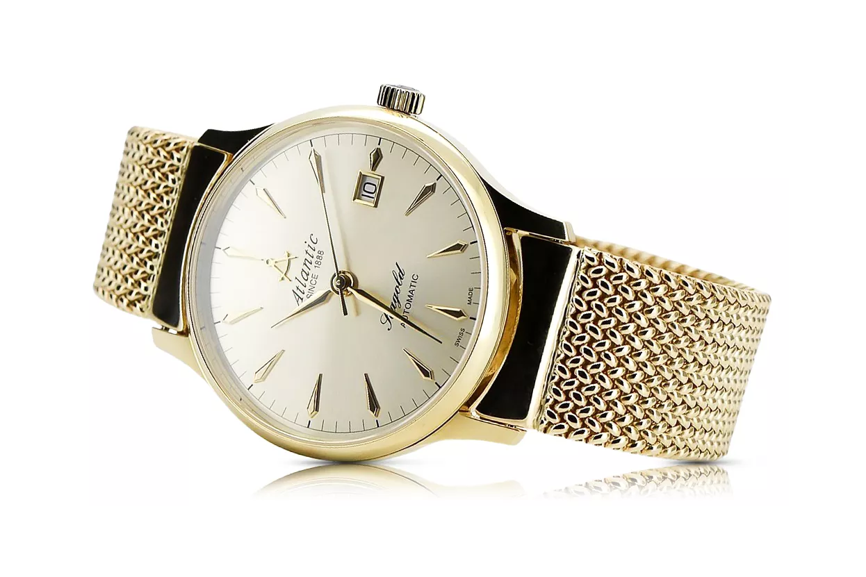 Gold men's watch Geneve ★ https://zlotychlopak.pl/ru/ ★ Золотая чистота 585 333 Низкая Цена!