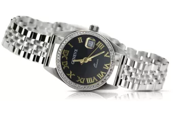 Gold men's watch Geneve ★ zlotychlopak.pl ★ Gold purity 585 333 Low Price!