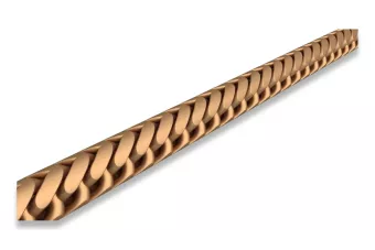 Złoty łańcuszek z różowego złota Miami Cuban 14k 585 lina cgcc005r