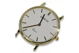 copia del reloj de oro amarillo 14k Geneve mw004y