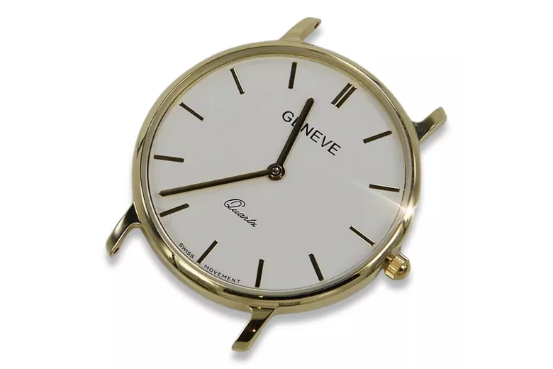 Reloj para hombres de oro Geneve ★ https://zlotychlopak.pl/es/ ★ Pureza de oro 585 333 Precio bajo!