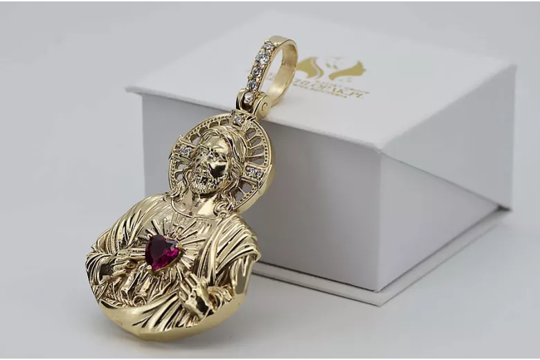 Jezus medallion icon pendant ★ zlotychlopak.pl ★ Gold 585 333 low price