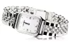 Montre-bracelet Lady Geneve en or blanc 14 carats 585 lw023wdw&lbw008w