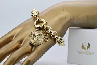 Colgante colgante de oro ★ https://zlotychlopak.pl/es/ ★ Gold Hallmark 585 333 Bajo precio