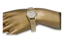 Goldene Herrenuhr Geneve ★ zlotychlopak.pl ★ Gold Reinheit 585 333 Niedriger Preis!