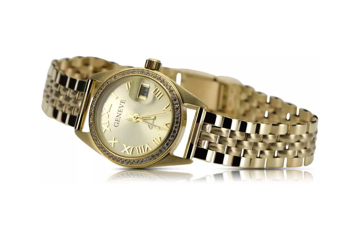 Gold men's watch Geneve ★ https://zlotychlopak.pl/ru/ ★ Золотая чистота 585 333 Низкая Цена!