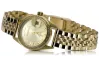 Yellow 14k gold Geneve lady 0.25ct Diamond watch lwd078ydg&lbw008y