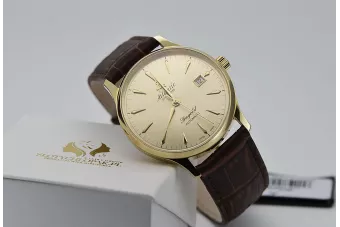 Žlutá 14K 585 Zlatá pánská Atlantic Watch Seagold Authomaticomomatické MW015Y (95744.65.31)