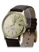 Gelb 14k 585 Gold Herren Atlantic Uhr Seagold Authomatic mw015y