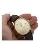 Gelb 14k 585 Gold Herren Atlantic Uhr Seagold Authomatic mw015y