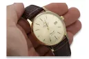 Gelb 14k 585 Gold Herren Atlantic Uhr Seagold Authomatic mw015y