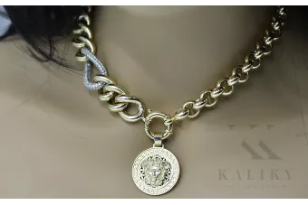 Pandantiv din aur ★ https://zlotychlopak.pl/ro/ ★ Semnul de aur 585 333 preț redus