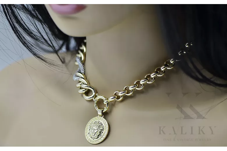 Pandantiv de aur Pandantiv ★ Zlotychlopak.pl ★ Gold Hallmark 585 333 Preț scăzut