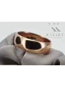 Руско съветско розово злато 14k 585 Vintage пръстен vrn007