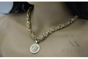 Золота підвіска ручна ручка ★ Zlotychlopak.pl ★ Gold hallmark 585 333 низька ціна
