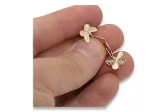 Pendientes de oro ★ https://zlotychlopak.pl/es/ ★ Muestra de oro 585 333 Precio bajo!