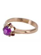 Ruso soviético rosa 14k 585 oro Alexandrite Ruby Esmeralda zafiro anillo Zircon vrc014