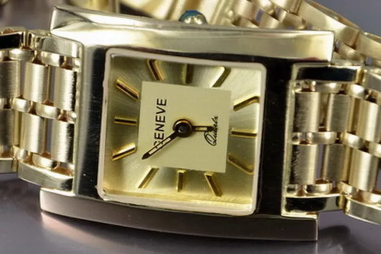 Montre hommes d'or Geneve ★ https://zlotychlopak.pl/fr/ ★ Pureté d'or 585 333 Low Price!