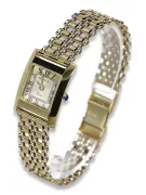 Gold men's watch Geneve ★ zlotychlopak.pl ★ Gold purity 585 333 Low Price!