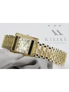 Gold men's watch Geneve ★ zlotychlopak.pl ★ Gold purity 585 333 Low Price!