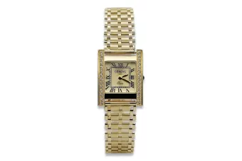 Gold men's watch Geneve ★ zlotychlopak.pl ★ Gold purity 585 333 Low Price!