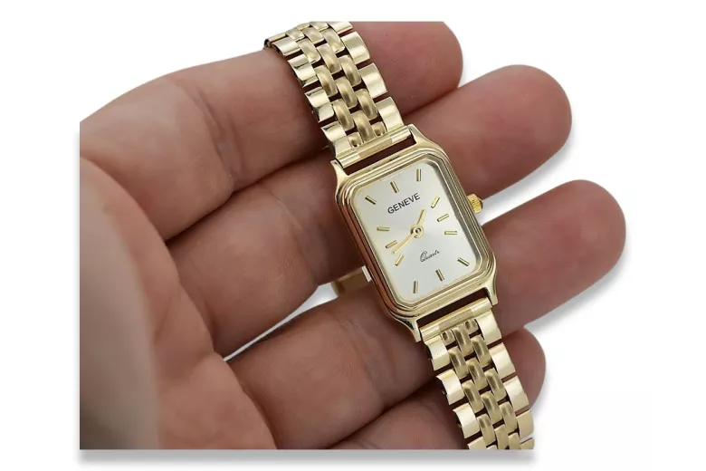 Reloj para hombres de oro Geneve ★ https://zlotychlopak.pl/es/ ★ Pureza de oro 585 333 Precio bajo!